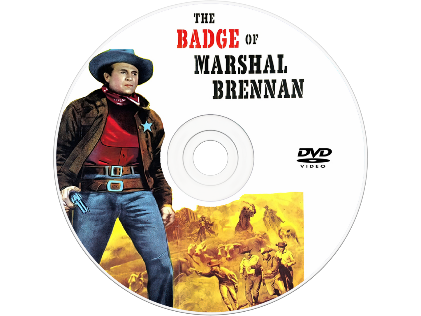 Badge of Marshal Brennan, The (1957) DVD
