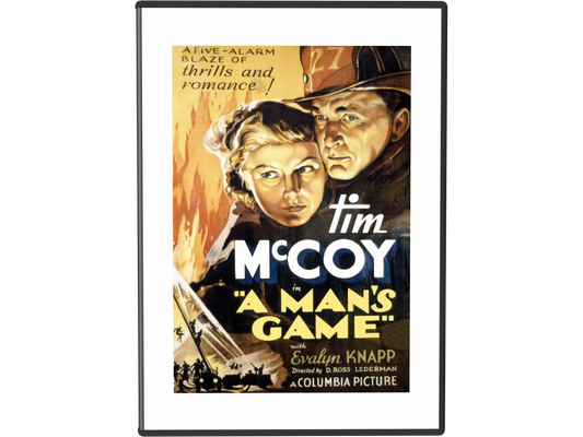 A Man's Game (1934) DVD