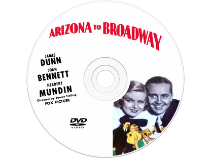 Arizona to Broadway (1933) DVD