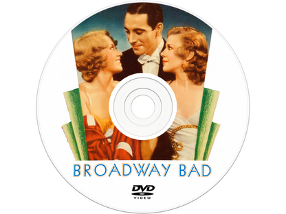 Broadway Bad (1933) DVD