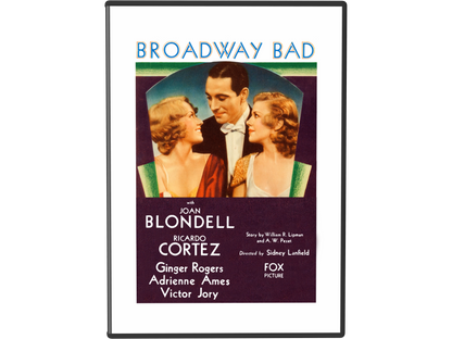 Broadway Bad (1933) DVD