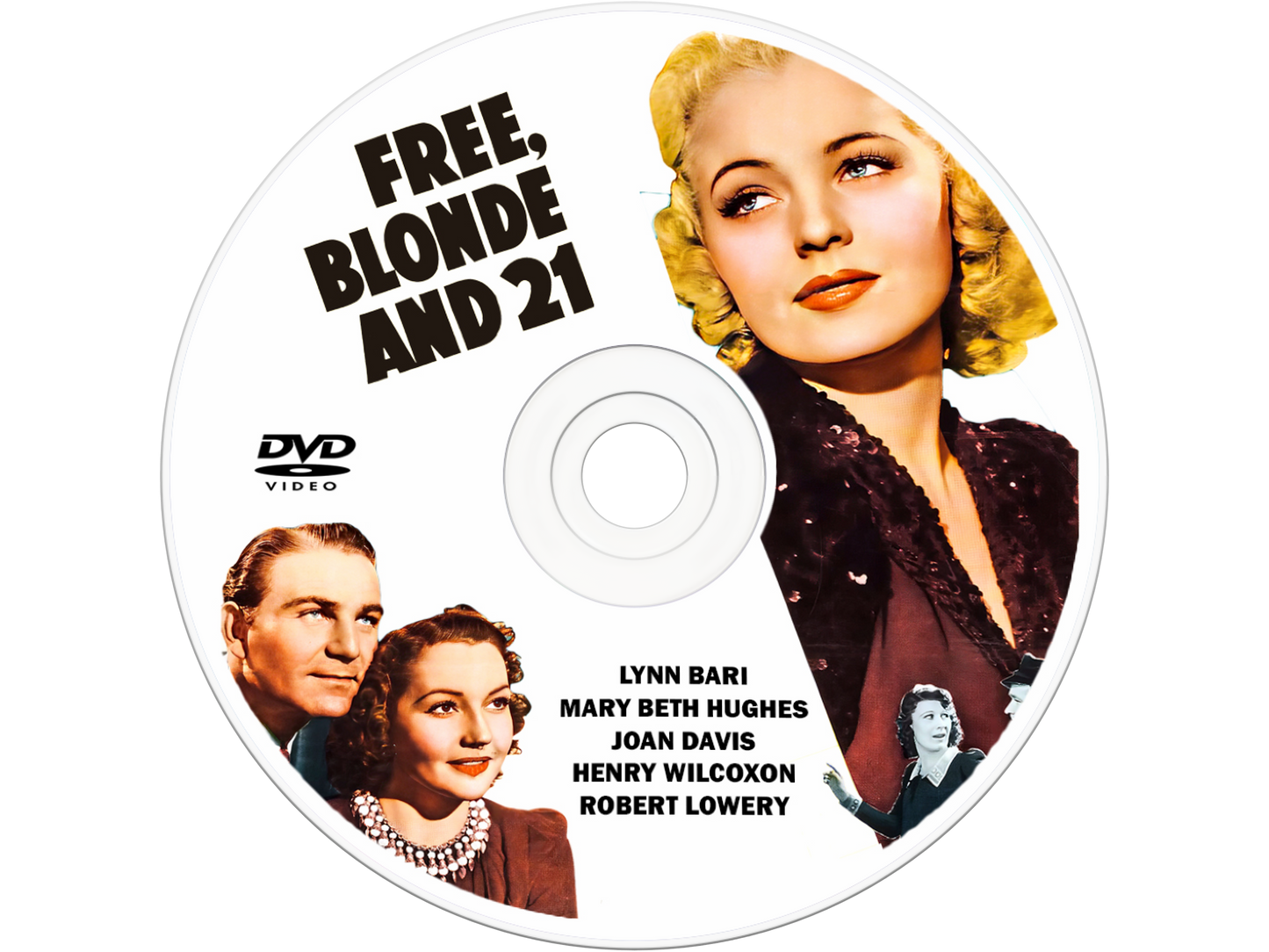 Free, Blonde, and 21 (1940) DVD
