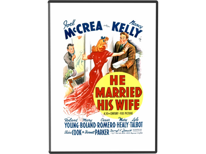 He Married His Wife (1940) DVD