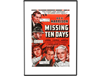 Missing Ten Days (1940) DVD