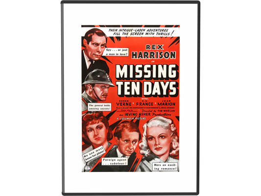Missing Ten Days (1940) DVD