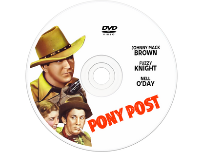 Pony Post (1940) DVD