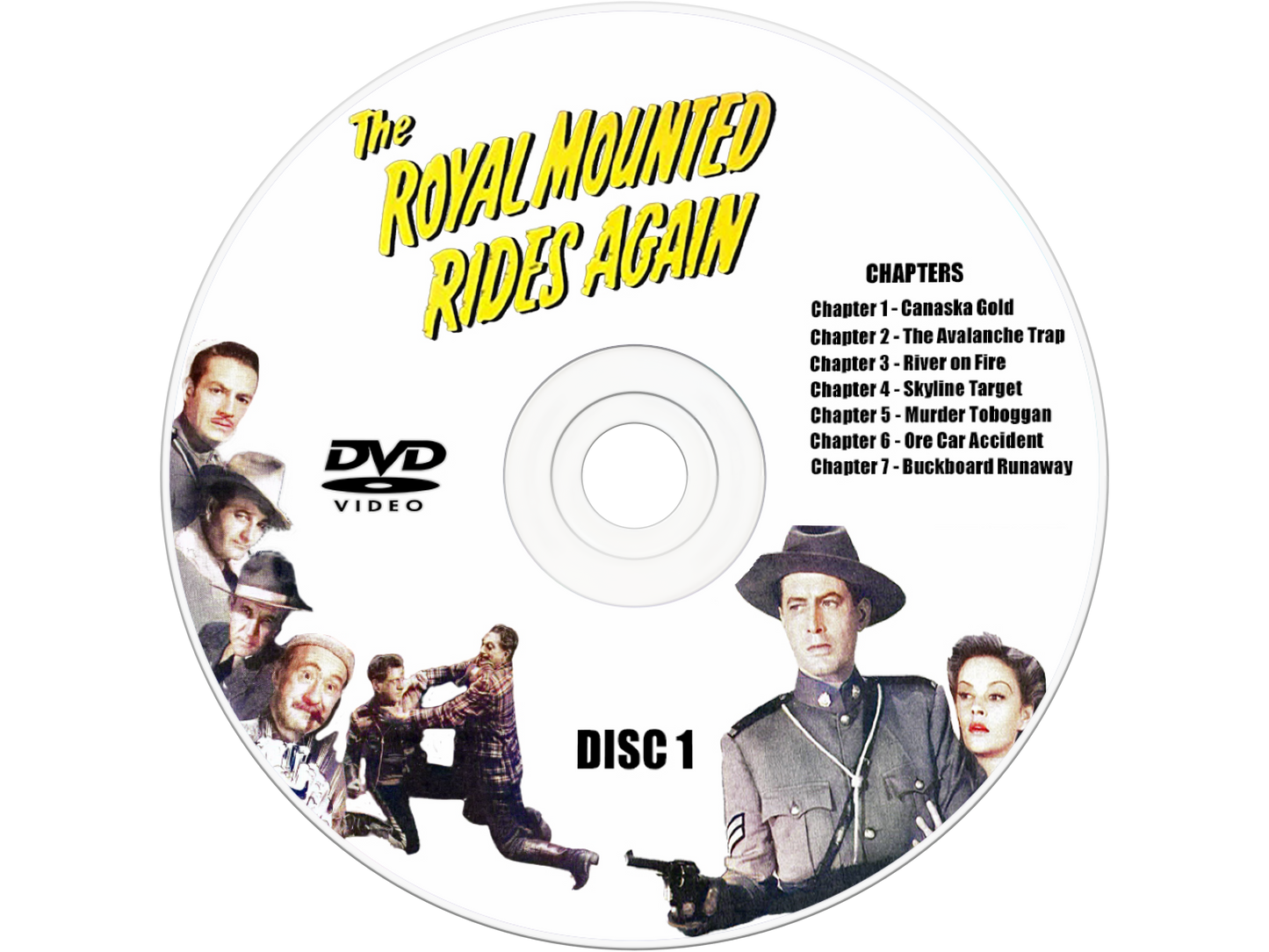 Royal Mounted Rides Again, The (1945) DVD